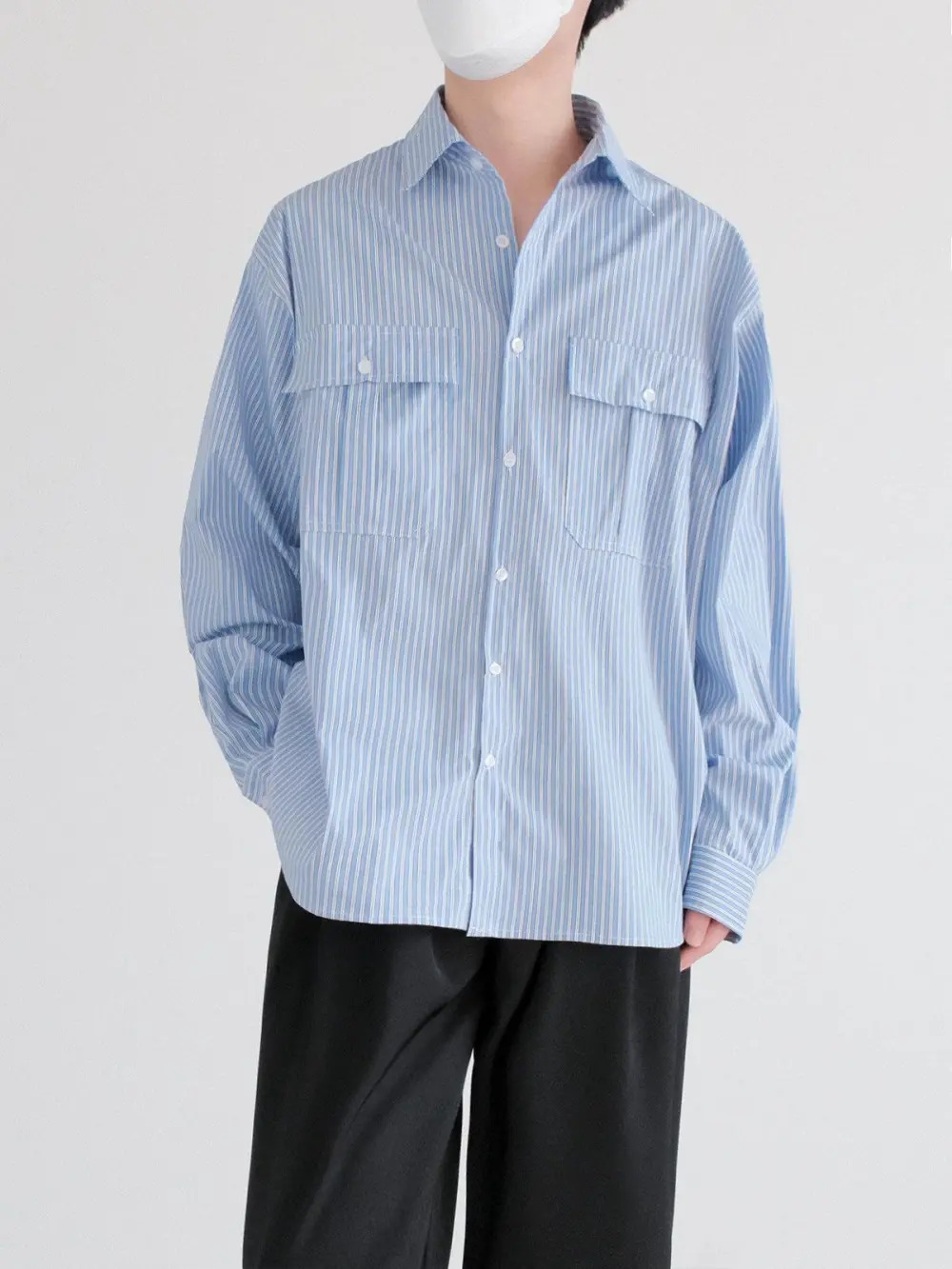 Chest Pocket Striped Shirt