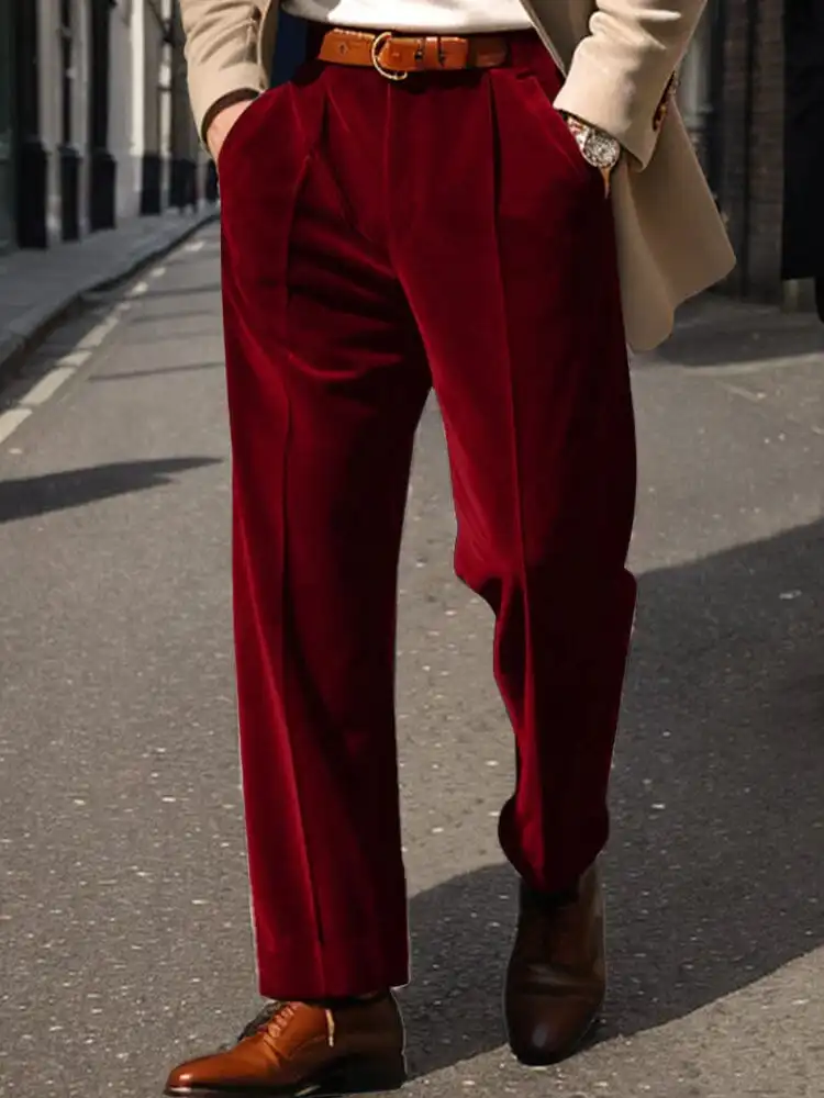 Velvet Suit Trousers