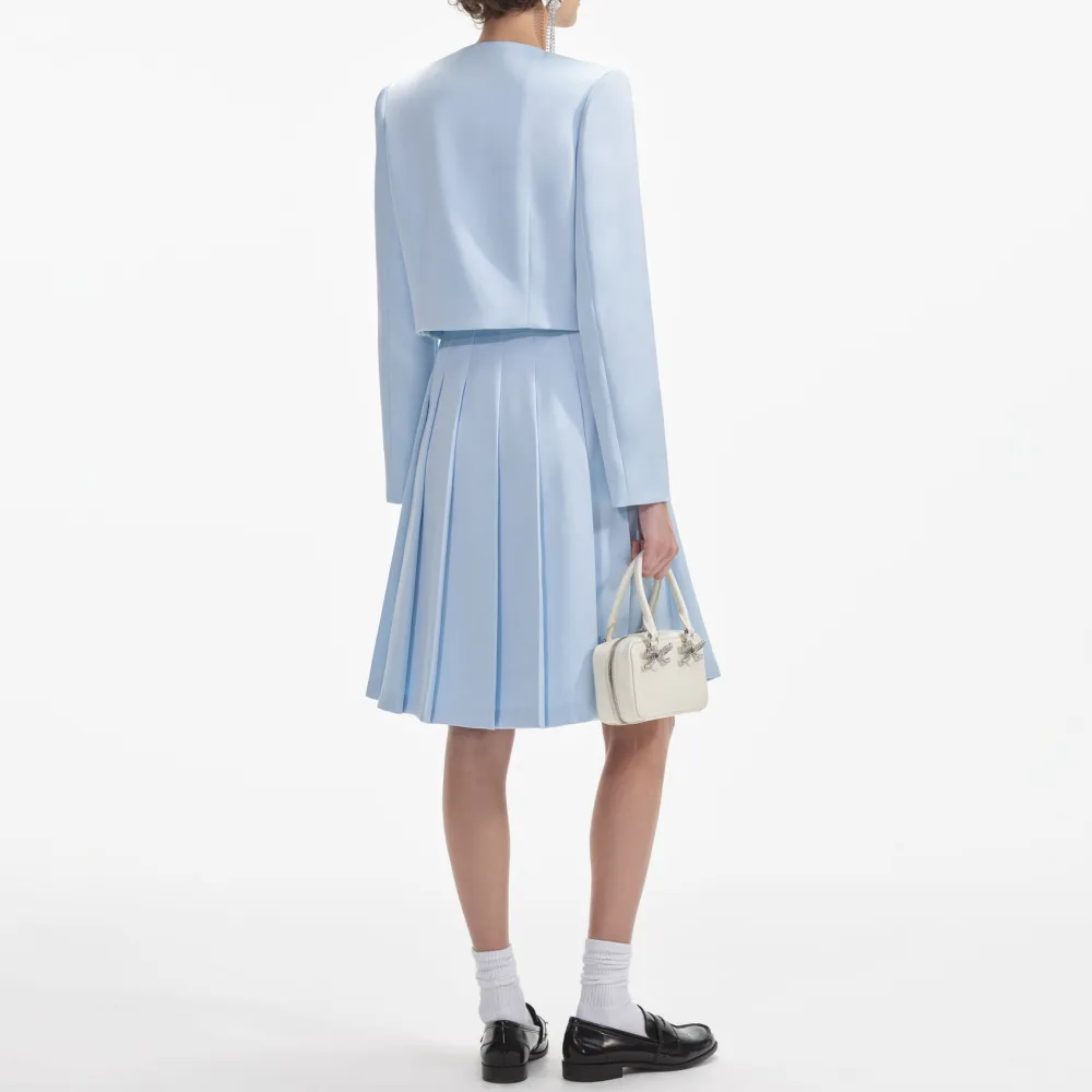 Blue Satin Jacket