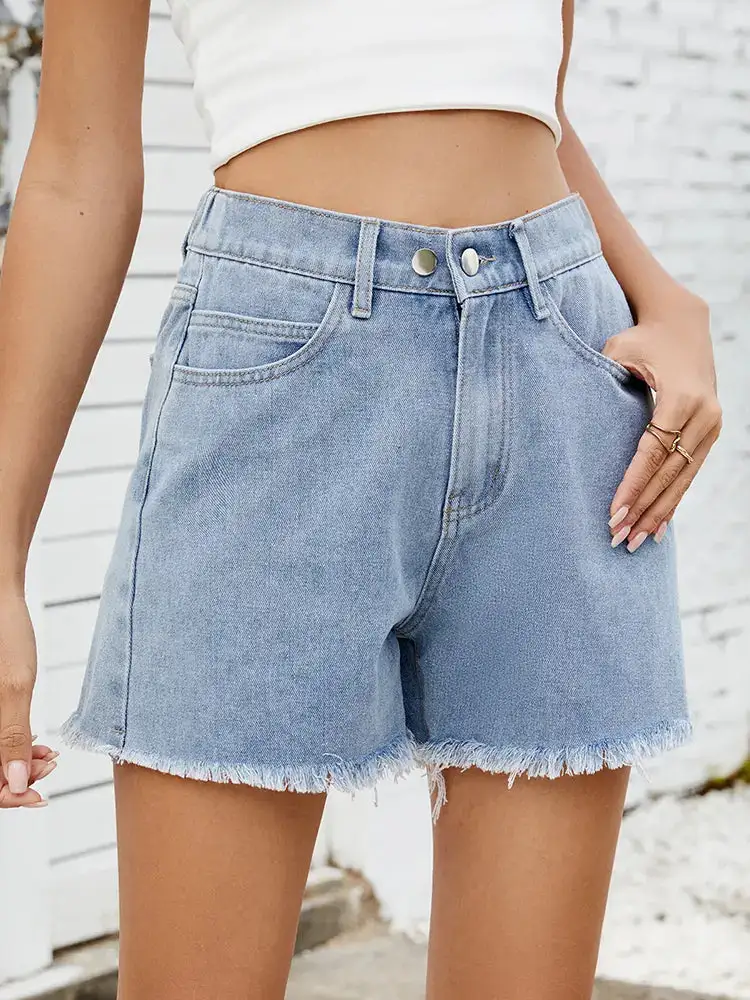 Slimming Denim Shorts