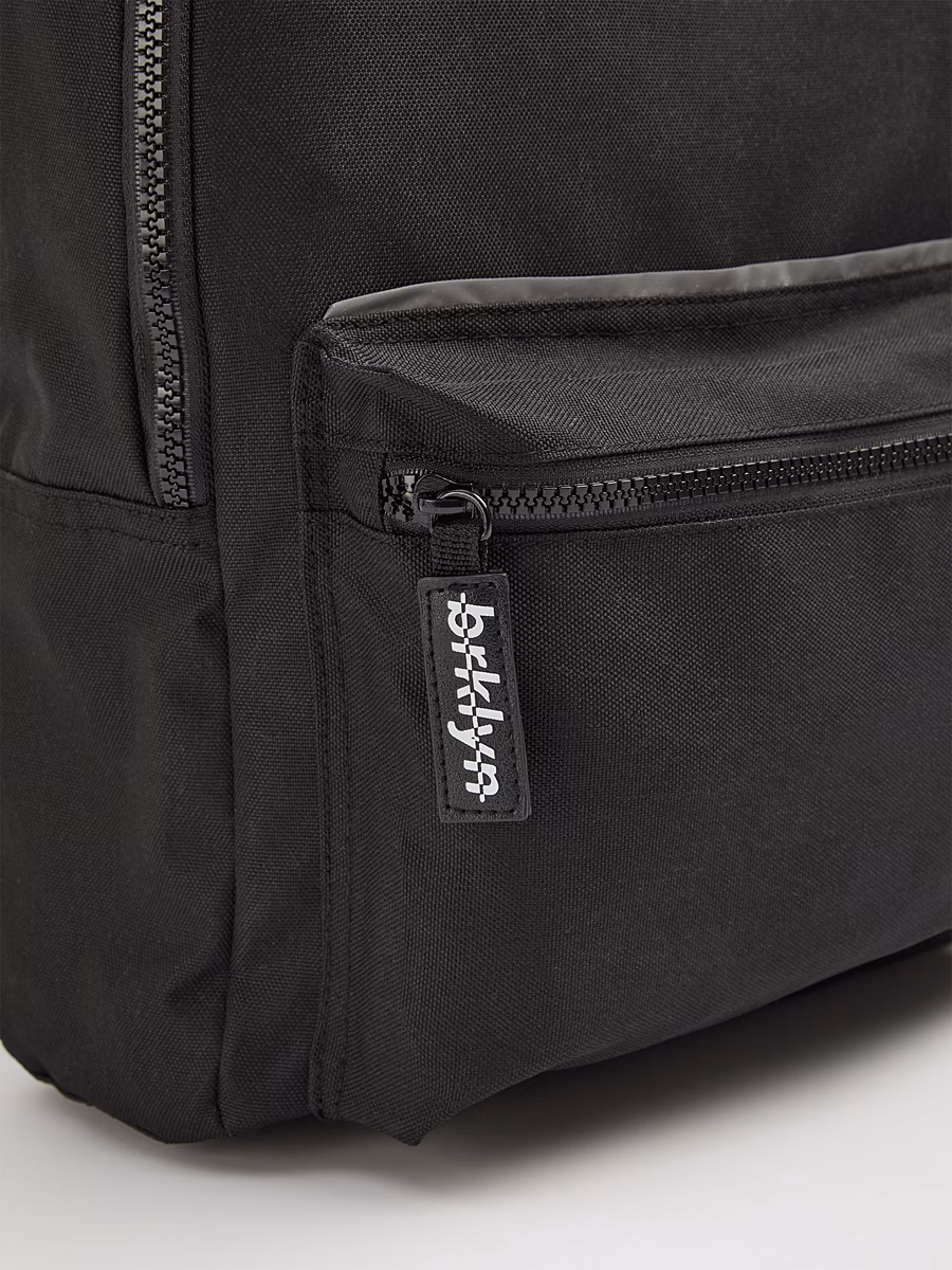 Black Reflective Backpack detail 1