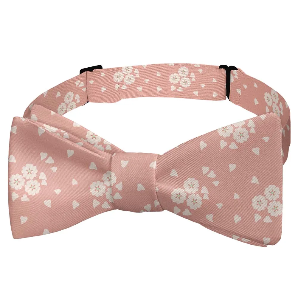 Cherry Blossom Pattern Bow Tie