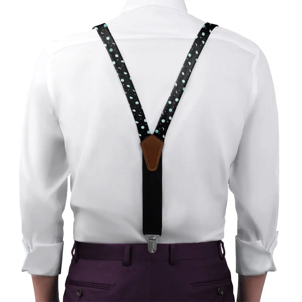 Mini Moons Space Theme Suspenders