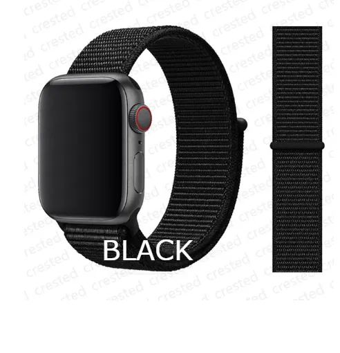 Woven Nylon Strap For Apple Watch   38/40/41 MM     42/44/45/49 MM