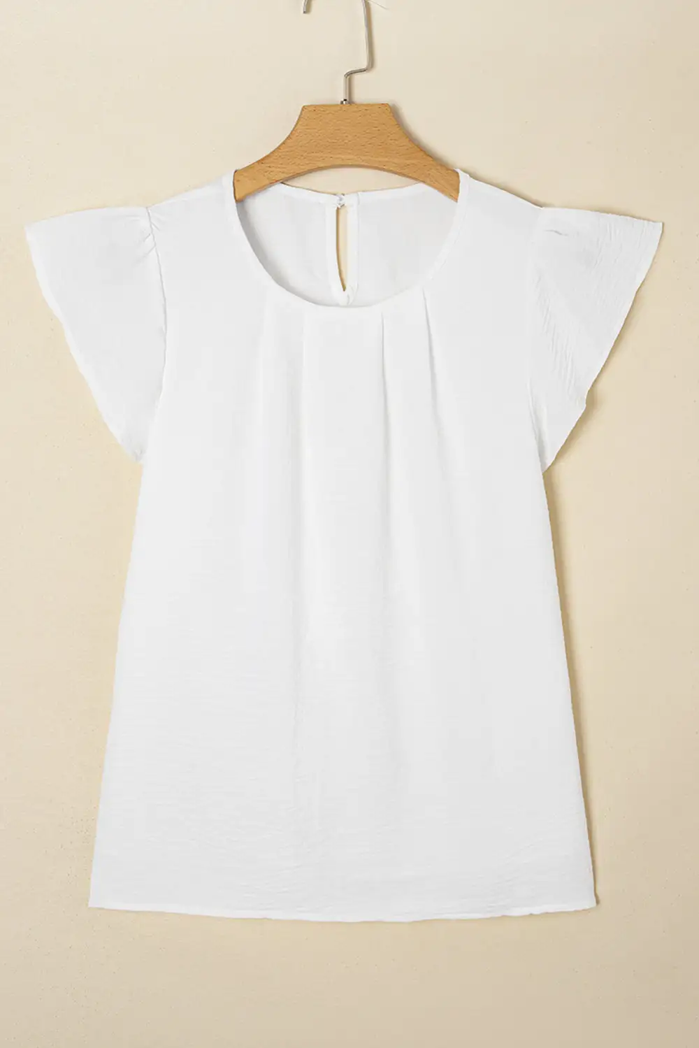 Pleated Textured Blouse