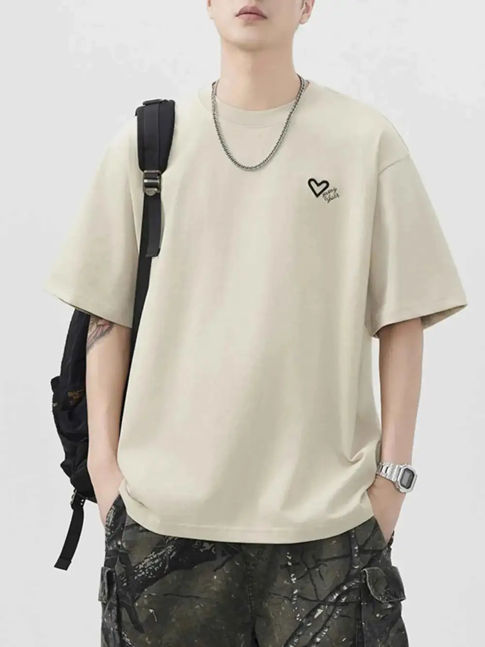 Breathable Round Neck Short Sleeve T-Shirt