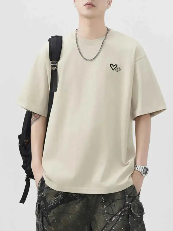 Breathable Round Neck Short Sleeve T-Shirt