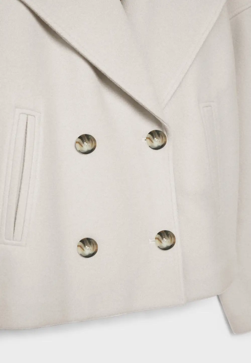  Double Breasted Cropped Jacket