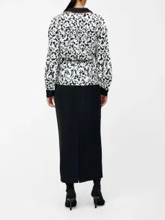 Classic Modern Striped Stand Collar Shirt