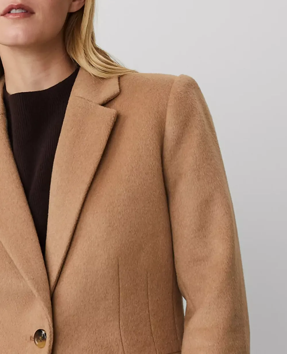 Petite Casual Style Lapel Coat