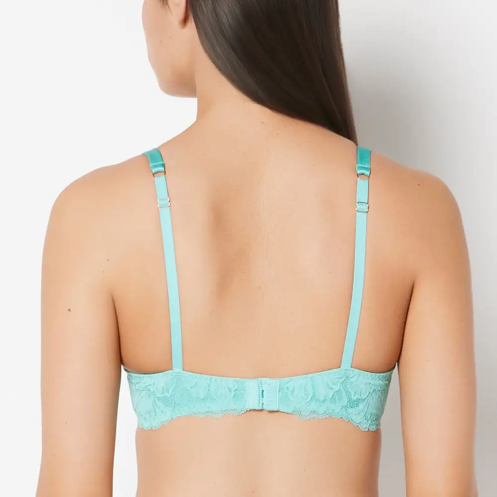Lightly Lined Full Coverage Lace Wing Bra