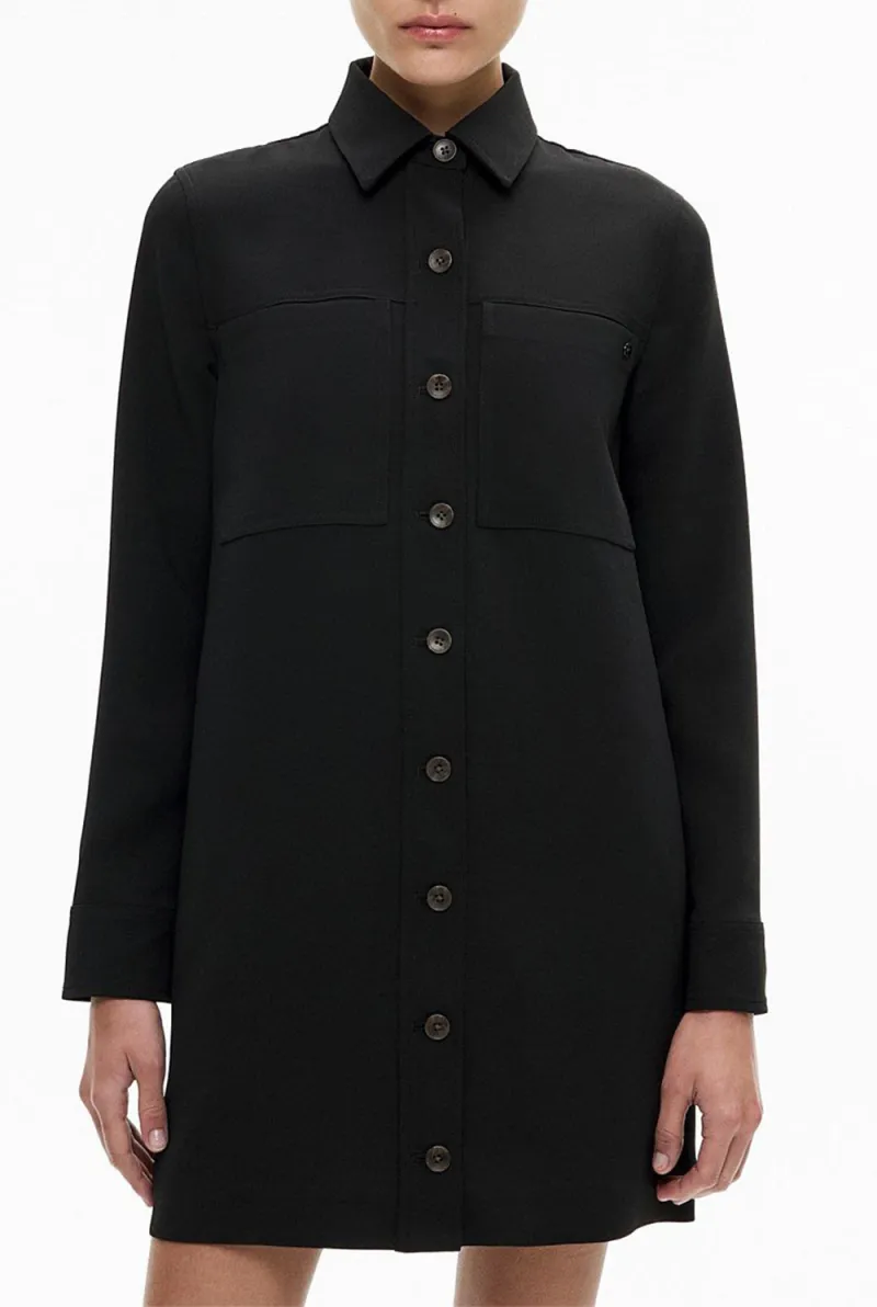 Black Shirt Dress