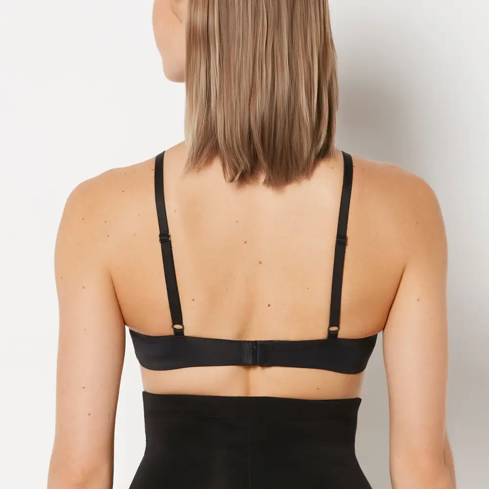 No Show Bralette With Faux Wire