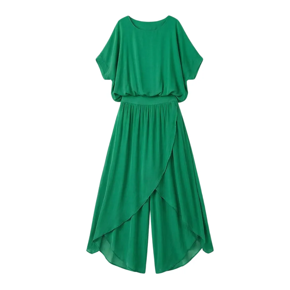 Flowy Chiffon Pants Set