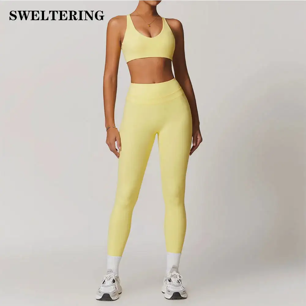 Yoga Set Gym Fitness Sports Bra Leggings