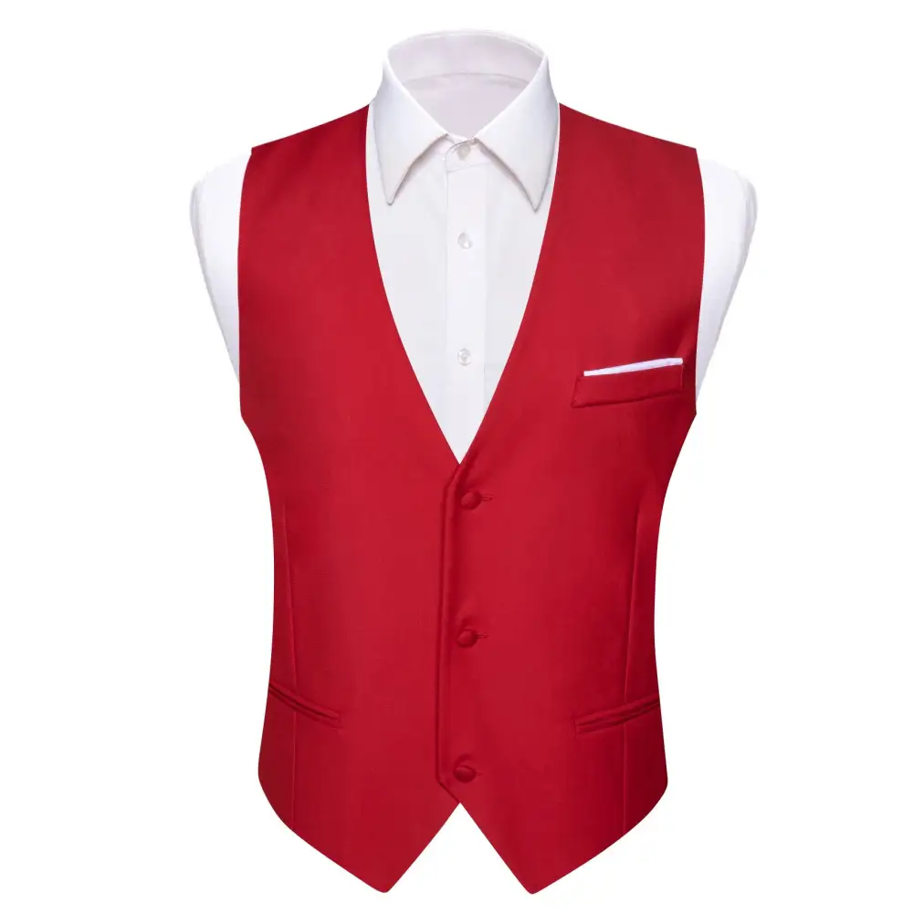 Refined V Neck Casual Formal Dress Vest