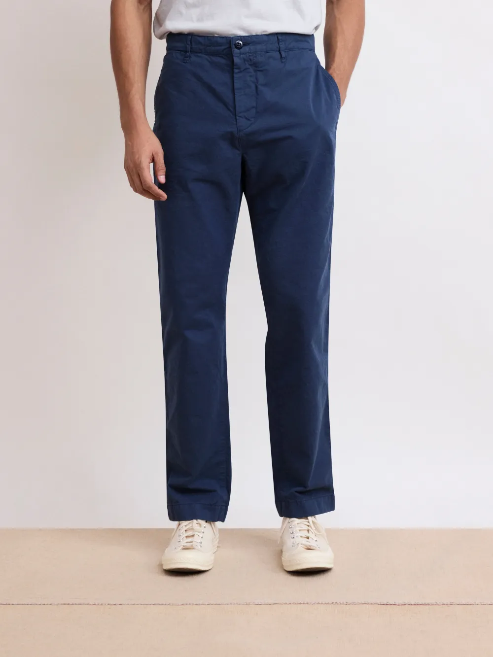 Men's Casual Style Deep Blue Pants