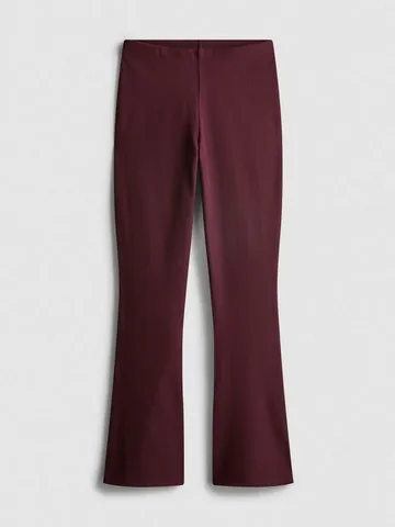 7-15yrs | Ribbed Flare School Leggings