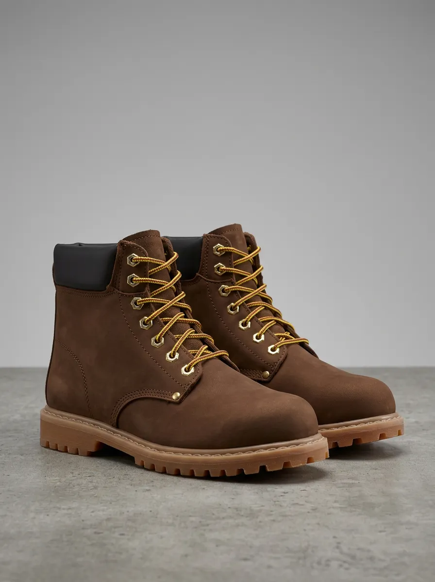Men's Reinforced Classic Lug-Sole Work Boots