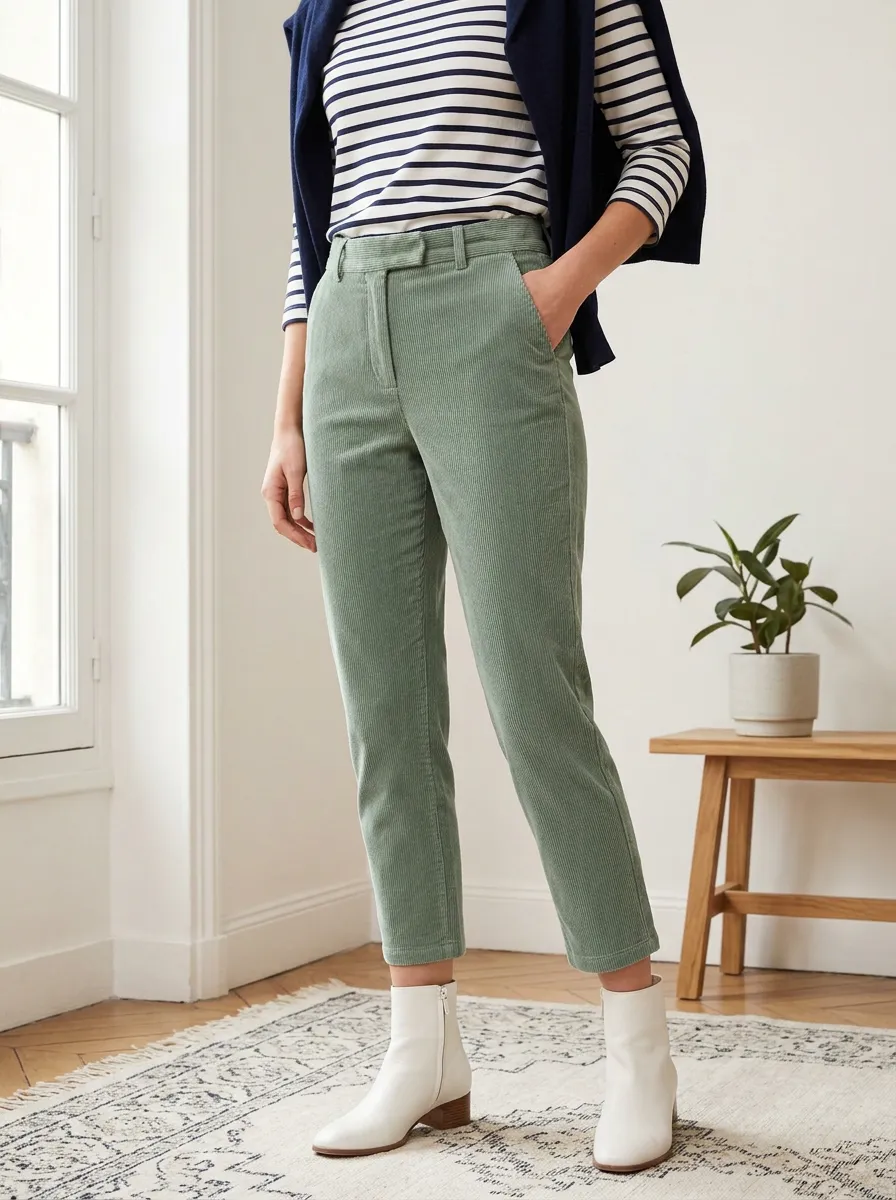 Women's Tapered Corduroy Pants