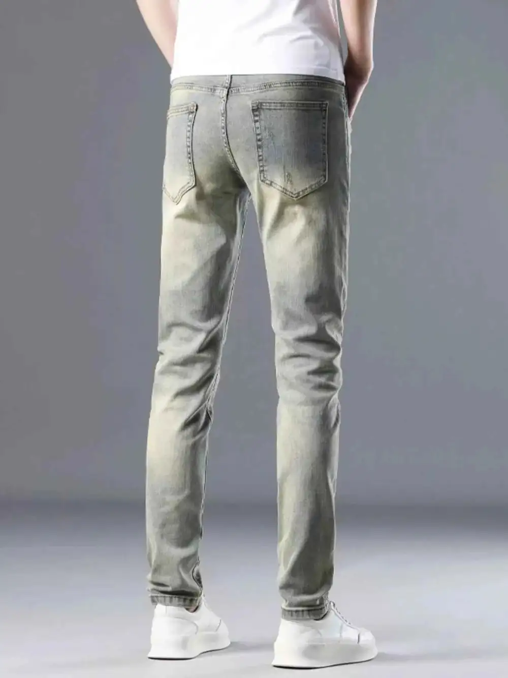 Modern Distressed Slim Fit Jeans