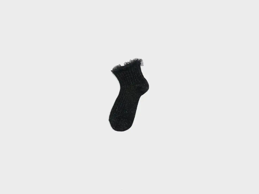 Classic Wool Ribbed Casual Socks