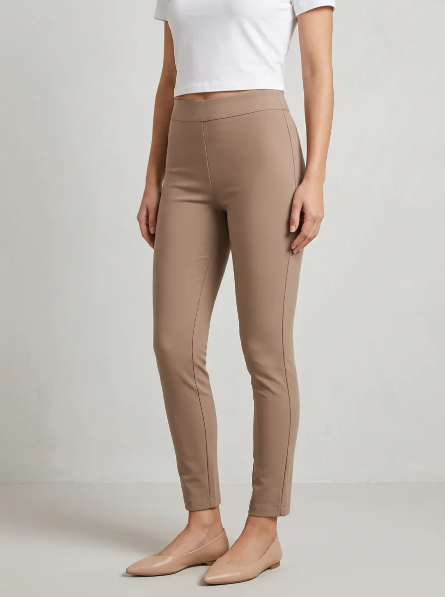 Slim Mid-Rise Mid-Rise Stretch Pants