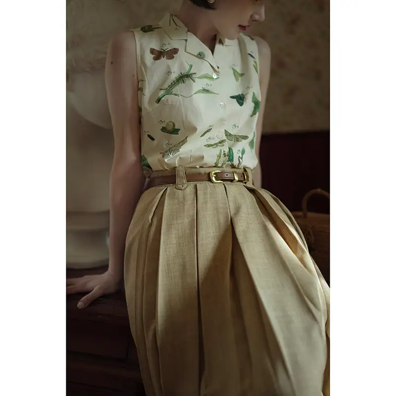 Breezy Outing Everyday Casual Pleated Skirt