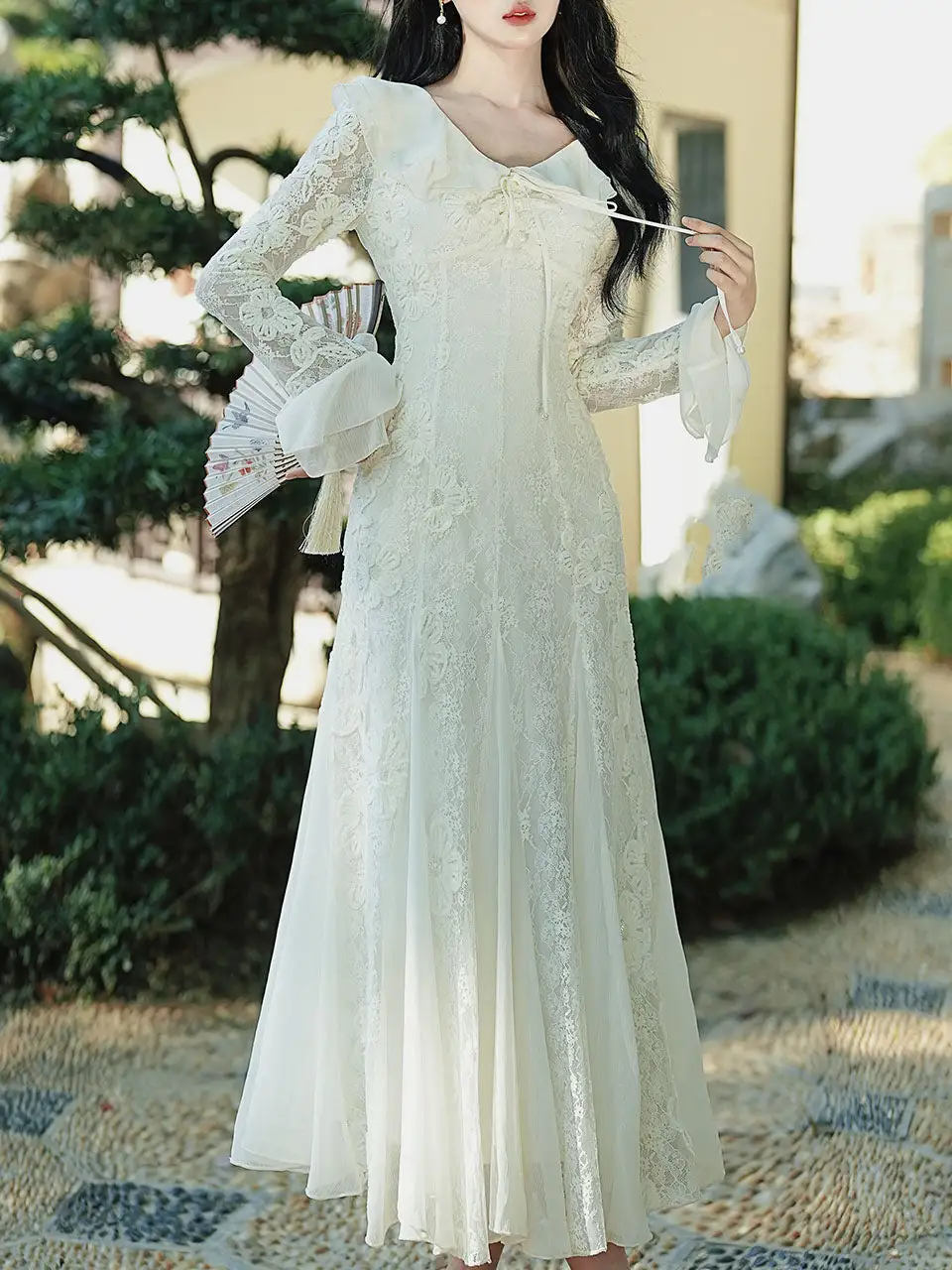Lace Wedding Lace Maxi Dress