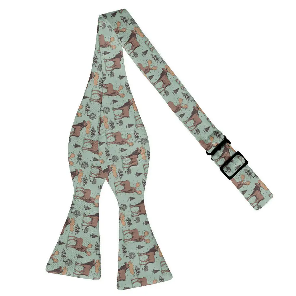 Refined Animal Motif Bow Tie