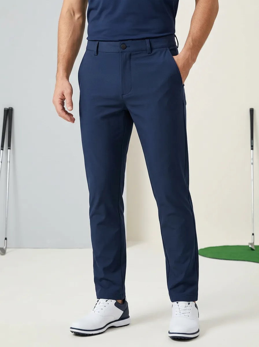 Men's Structured Performance Stretch Golf Pants
