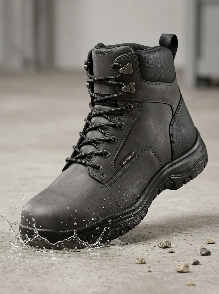 Practical Outdoor Classic Look Men' Waterproof Work Boots
