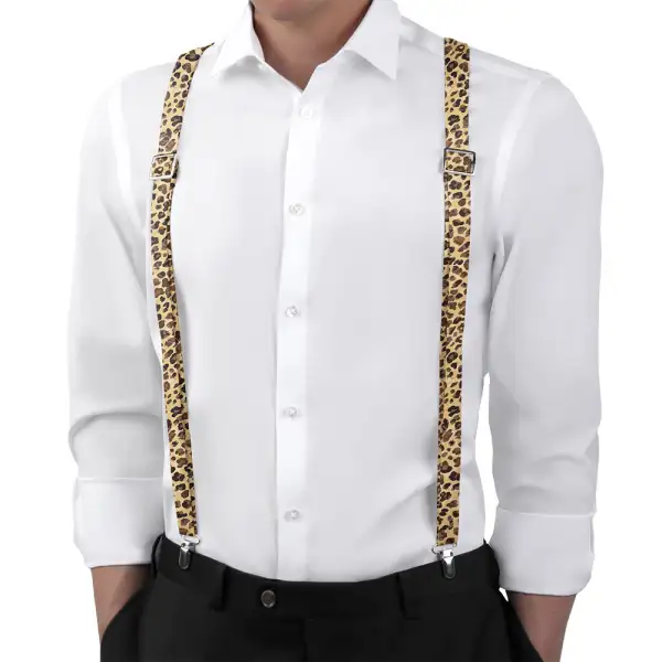 Cheetah Theme Suspenders