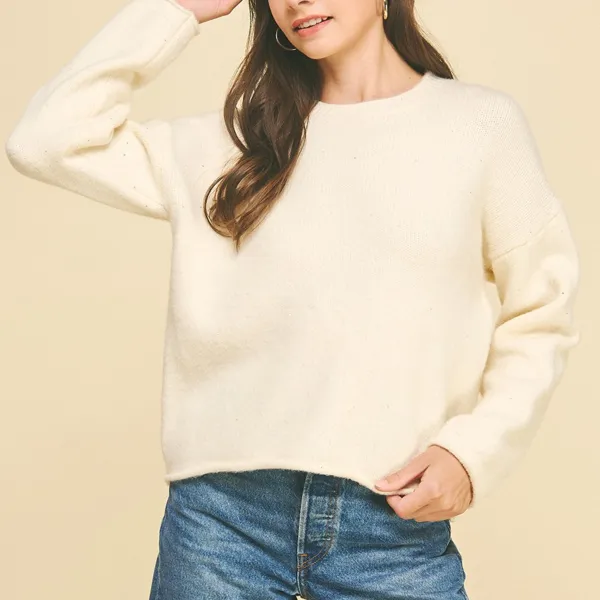 Sequin Knit Sweater