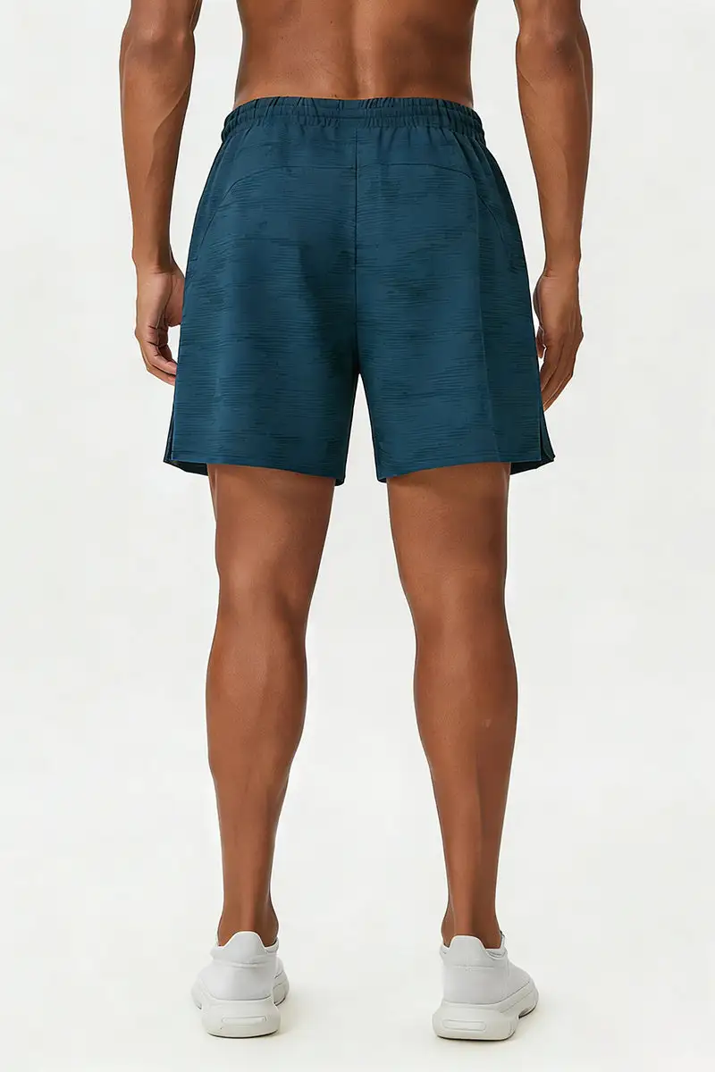 Breathable Side Pocket Mesh Athletic Shorts