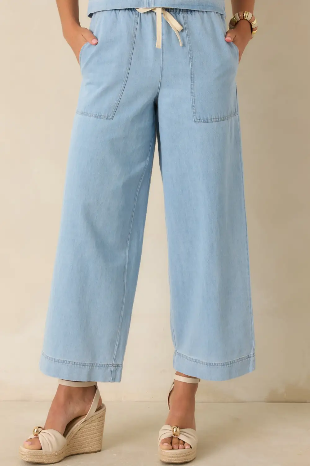 Denim Daycation Wide Leg Pants