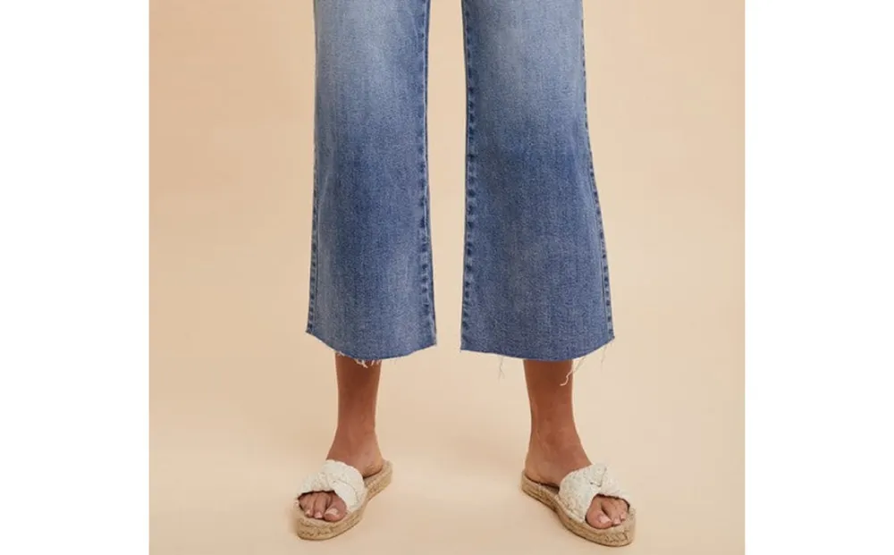 High-Rise Wide Leg Jeans