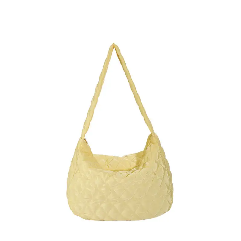 Winter Quilted Crossbody Bag Down Cloth Compact Soft