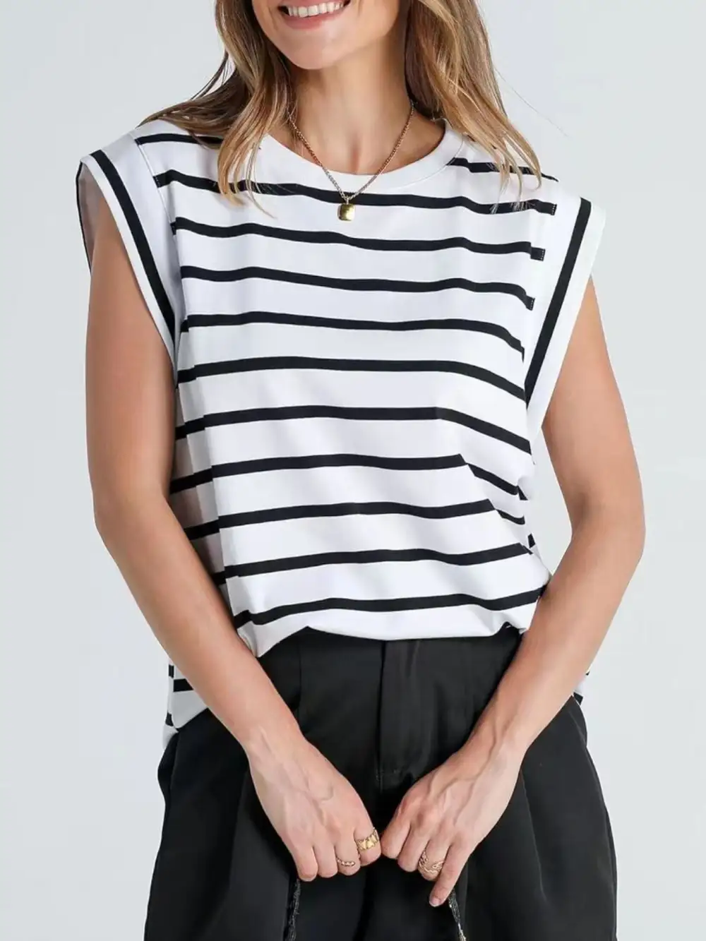 Casual Round Neck Tank
