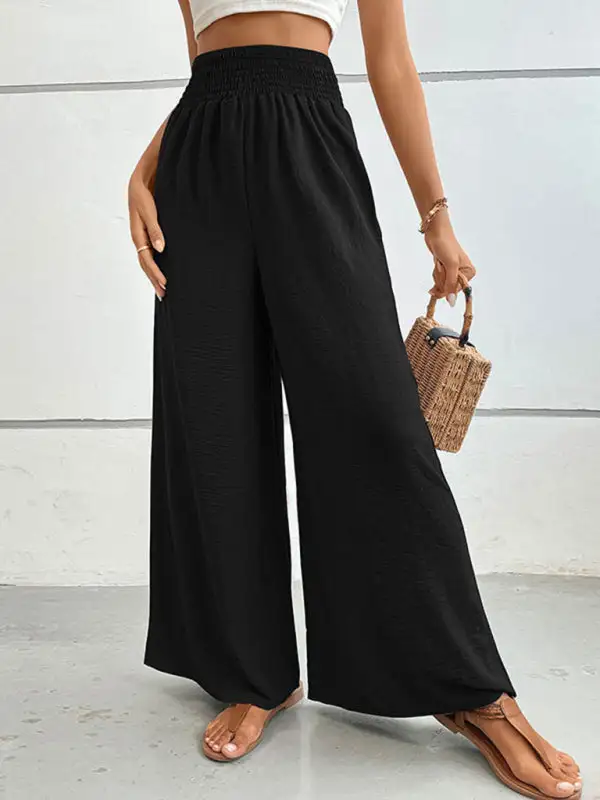 Clean Flared Wide Leg Pants