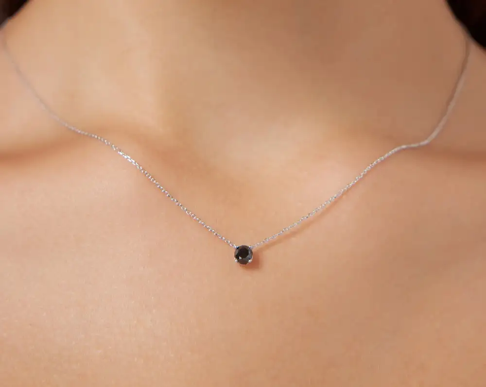Diamond Solitaire Necklace