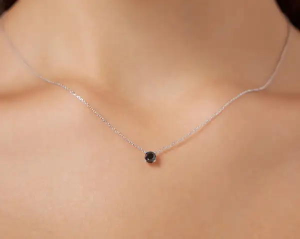 Diamond Solitaire Necklace
