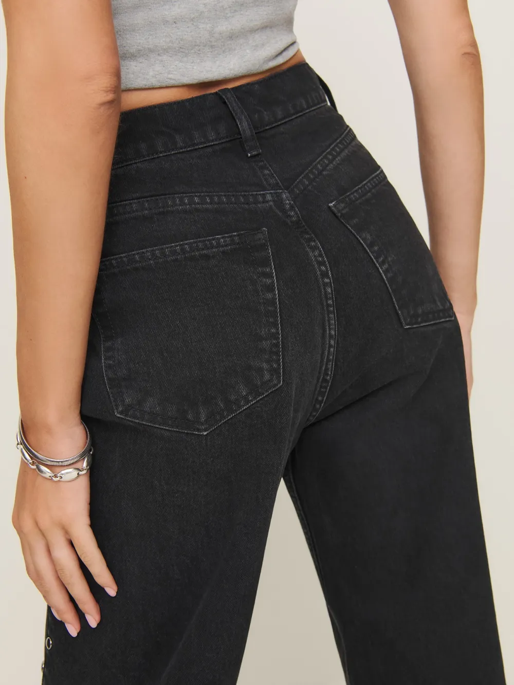 Leopard Print Wide Leg Jeans