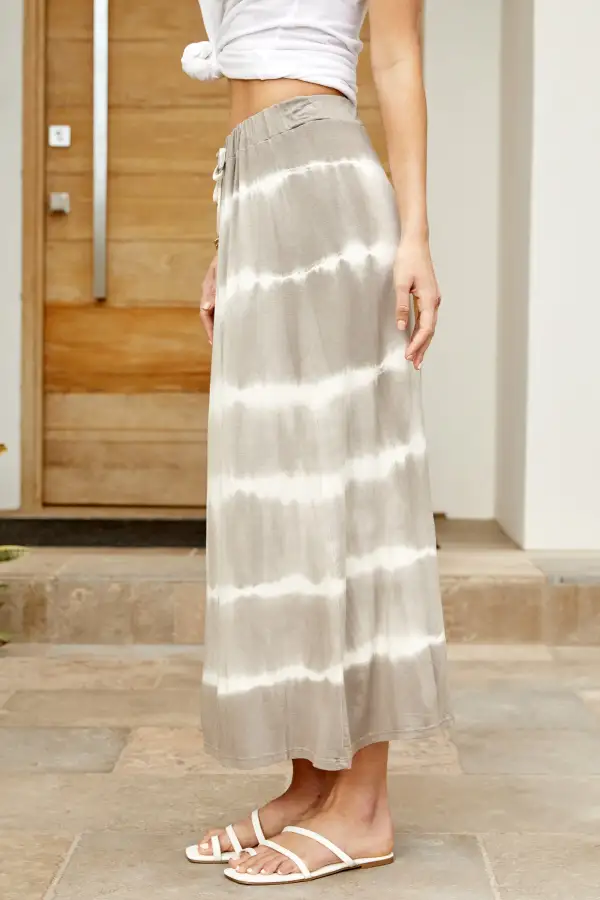 Striped Maxi Skirt