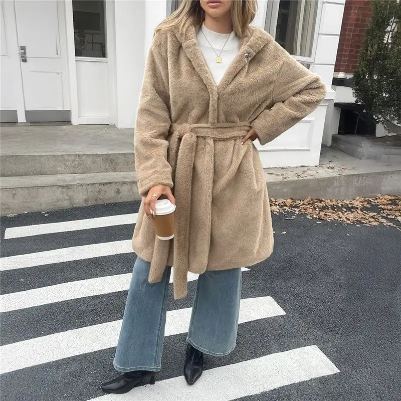 Relaxed Hooded Relaxed Outerwear Coat