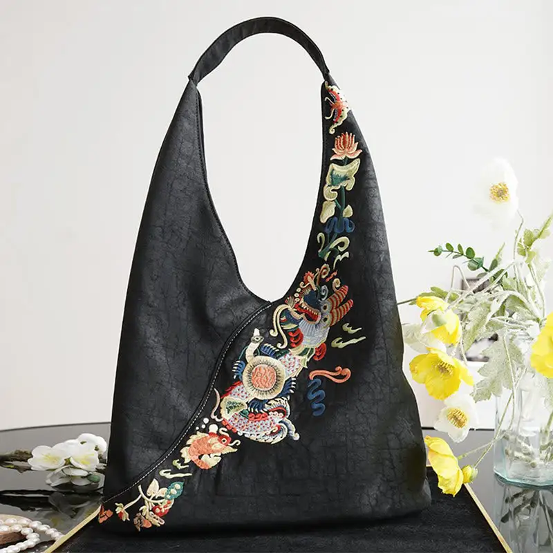 Buddha Stones Fish Flower Bag