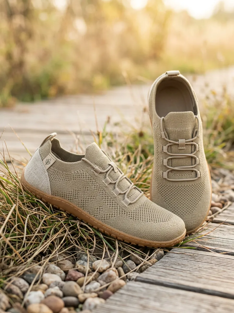 Trail-Inspired Minimalist Leaf Street Look Unisex Barefoot Shoes