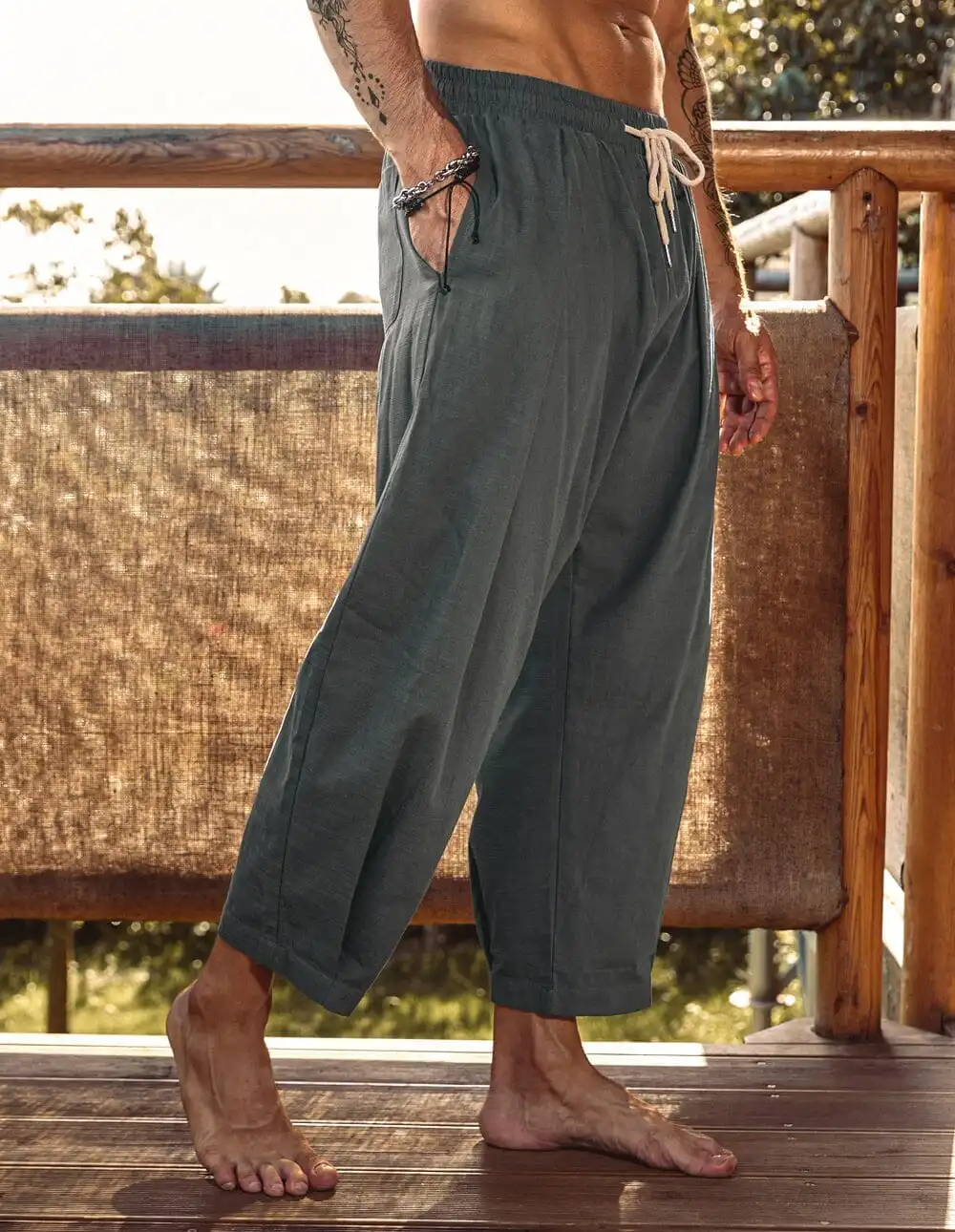 Loose Pocket Lounge Pants