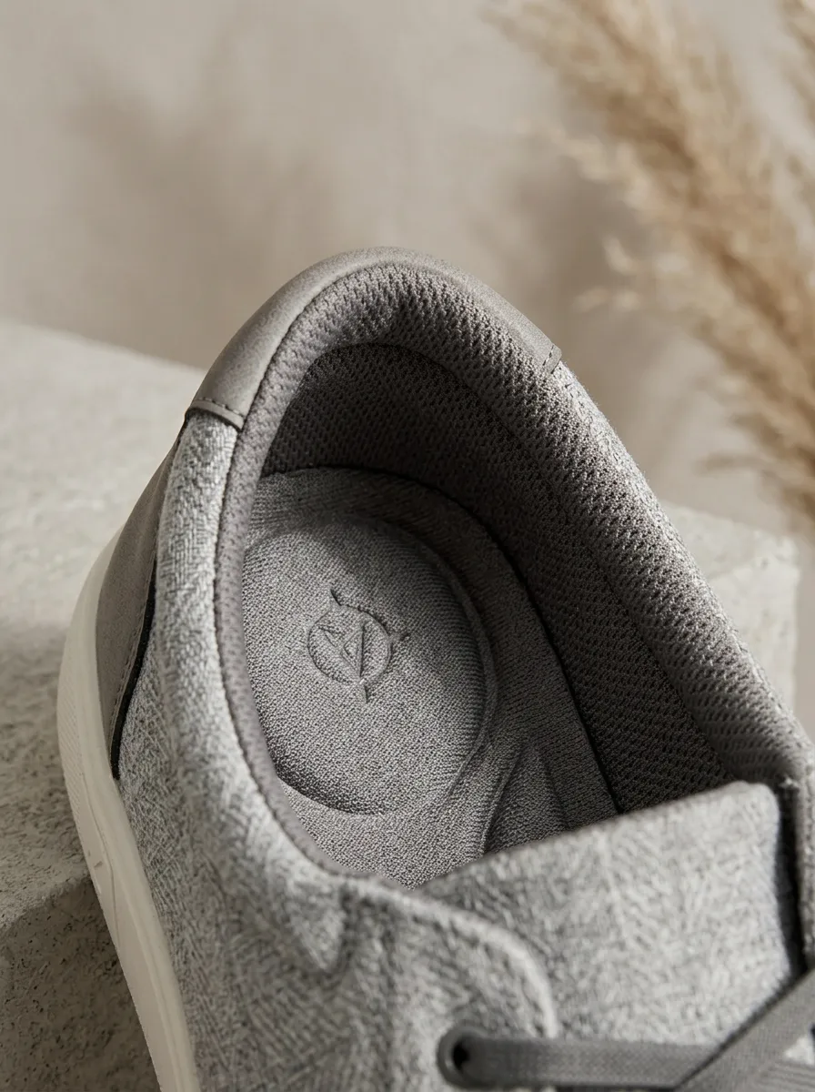 Outdoor-Inspired Herringbone Graphic Comfort Edit Men's Stretch Canvas Shoes