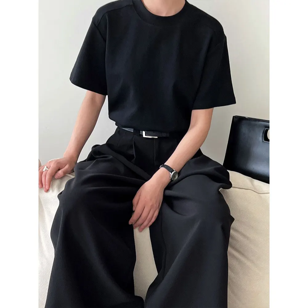 Relaxed Loose Backless Cropped T-Shirt